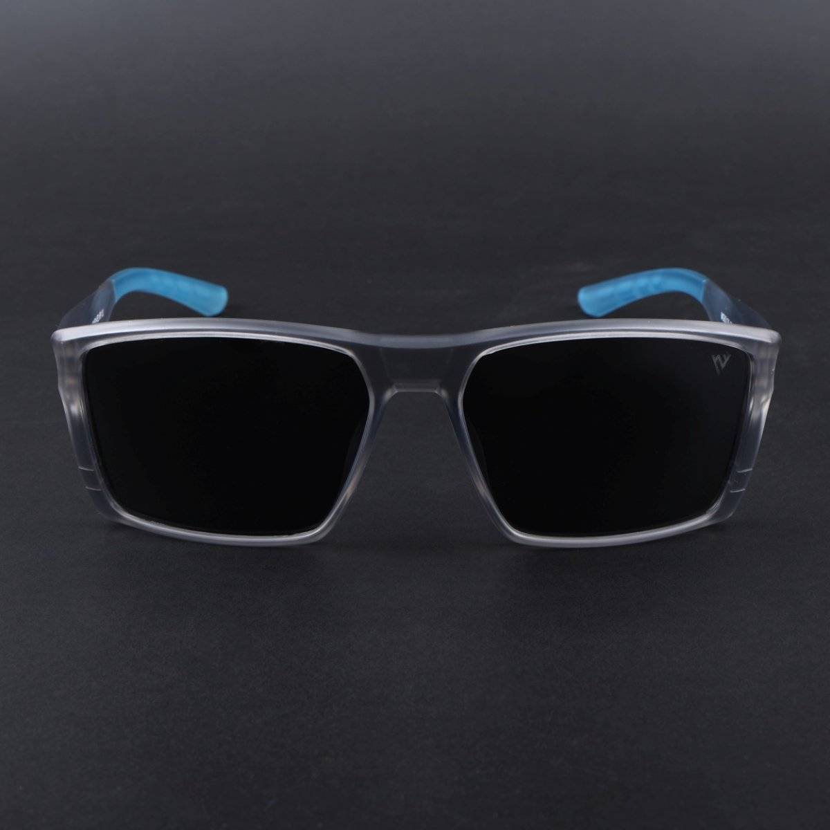 Voyage Unisex Black Lens with Grey Frame Square Polarized Sunglasses (PMG6744) (57)