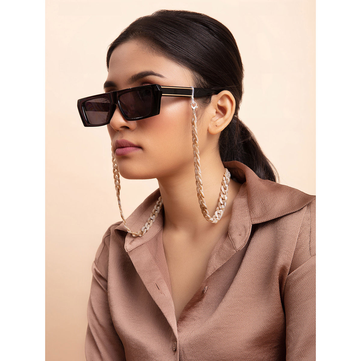 Buy MIXT by Nykaa Fashion Green Zebra Print Cat Eye Oversized Sunglasses  Online