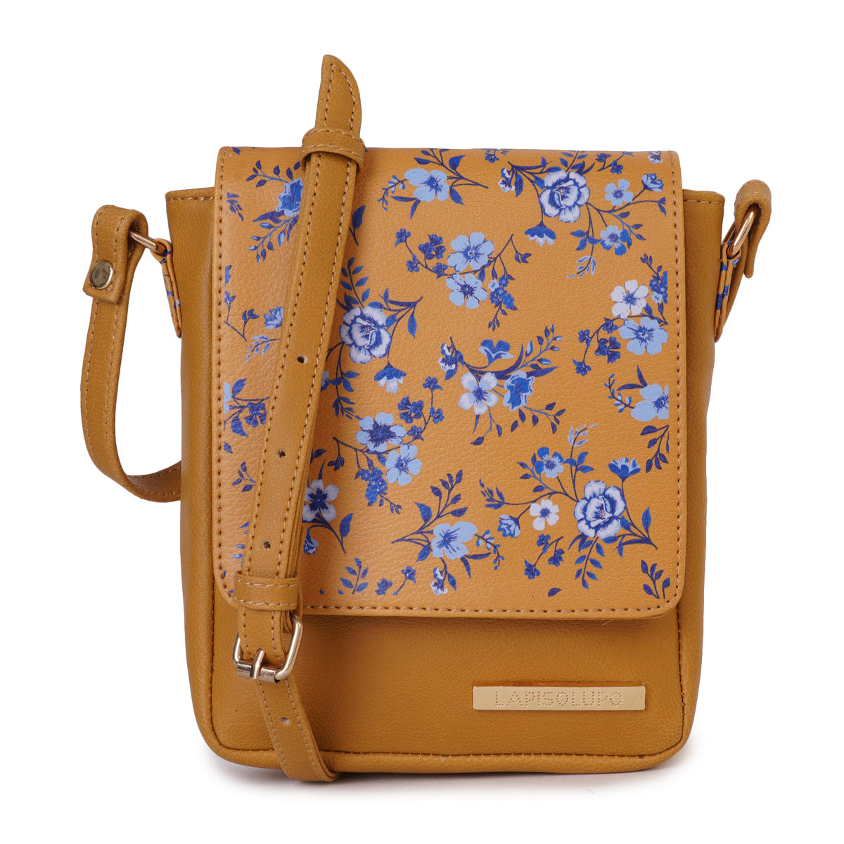 Buy Lapis O Lupo Women s Mobile Sling Bag LLSL0074MD Mustard Online