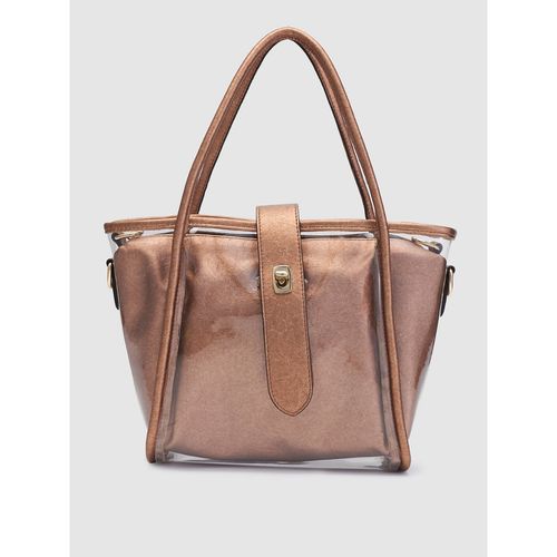 Pearlure Paula for Women Italian Vegan Leather Handbag Brown