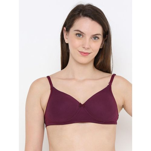 Womens Solid Underwired Padded Backless Bra