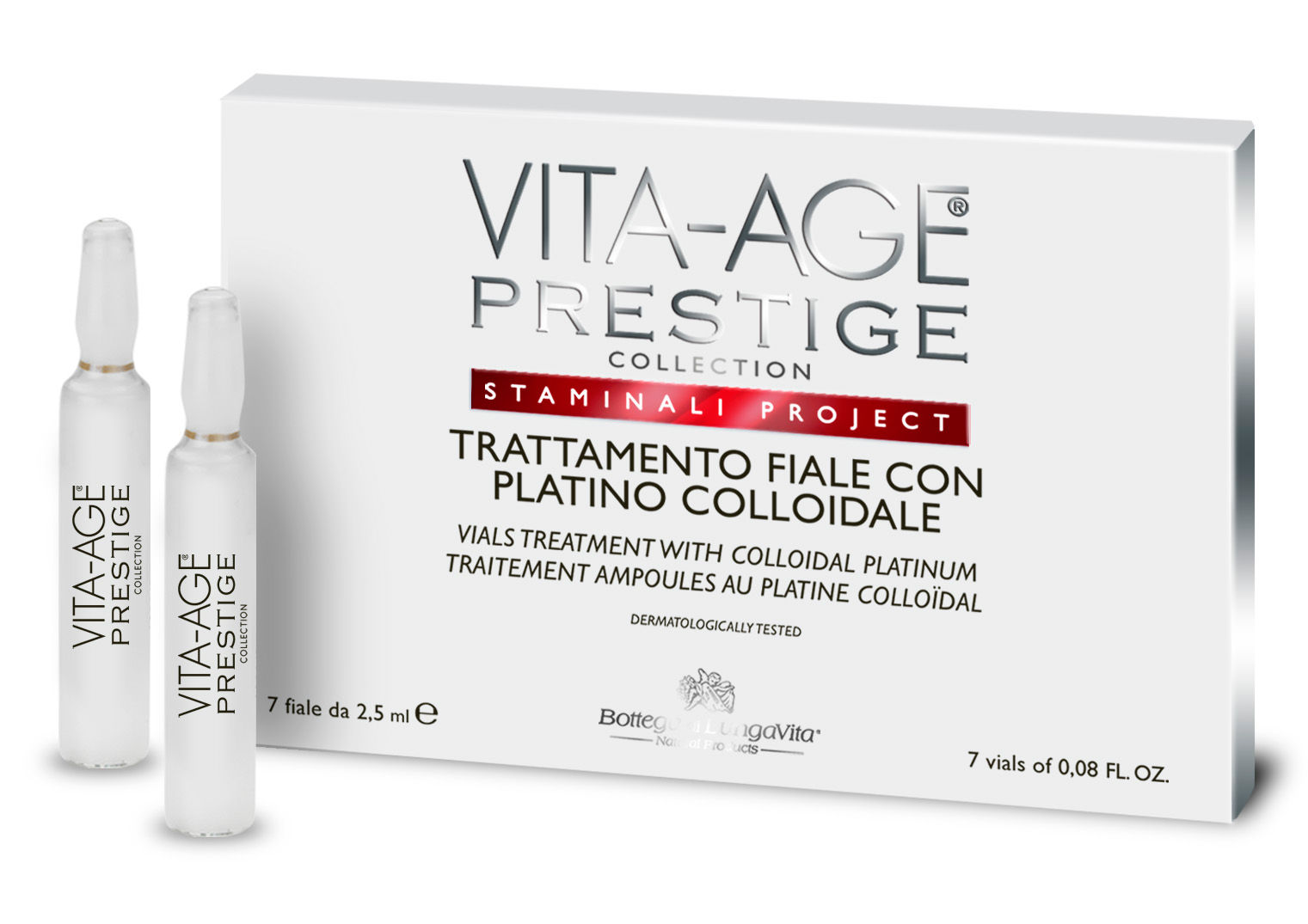 Bottega Di Lungavita Age Prestige Vials Treatment With Colliadal Platinum