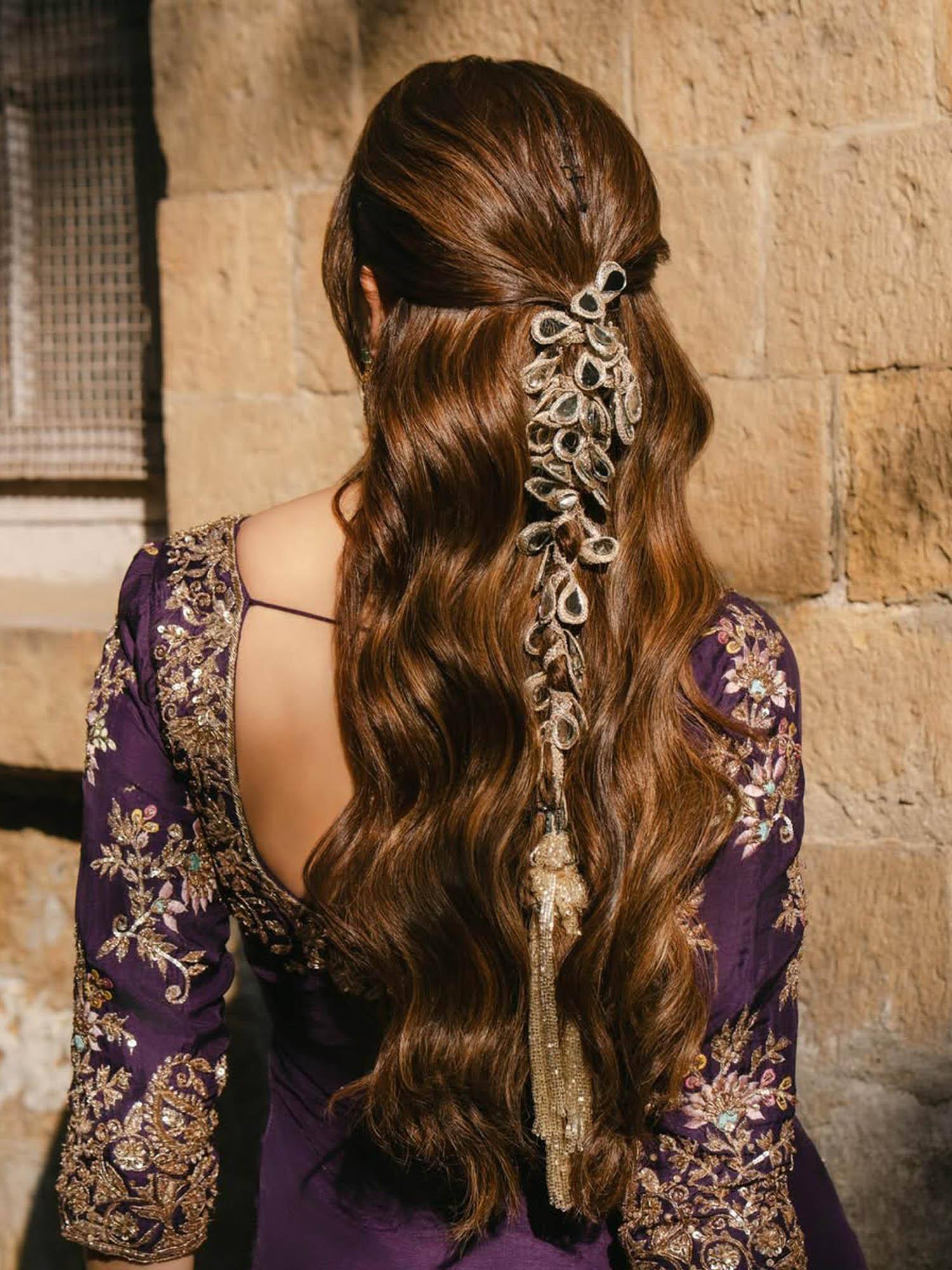Hair Drama Co. Mirror Parandi with Tassel - Gold