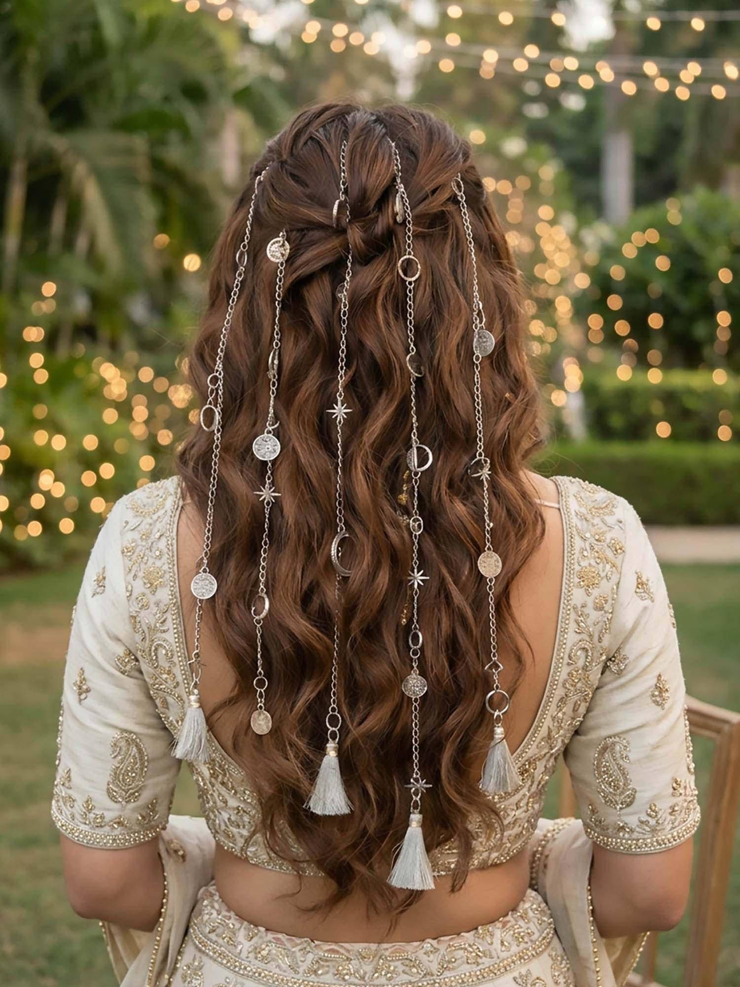 Hair Drama Co. Sitara Crystal Parandi - Silver