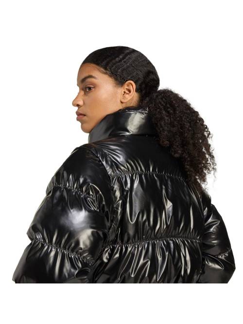 Buy adidas Originals ESS GLOSSY PUFF Women Black Jacket Online
