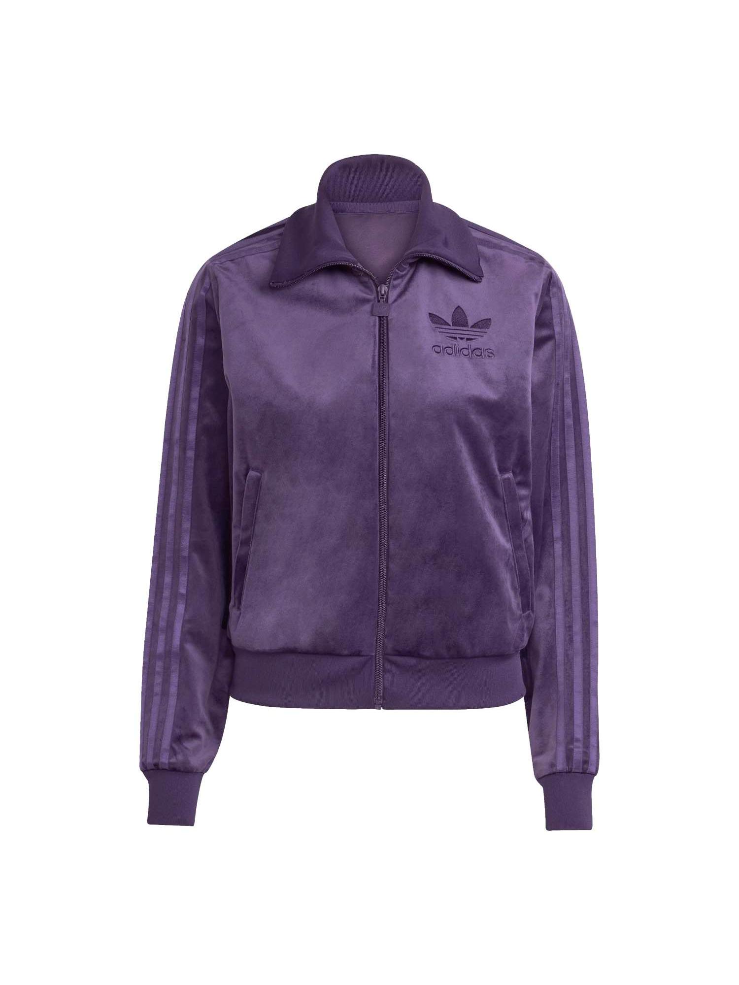 Buy adidas Originals VELVET TT Women Purple Jacket Online