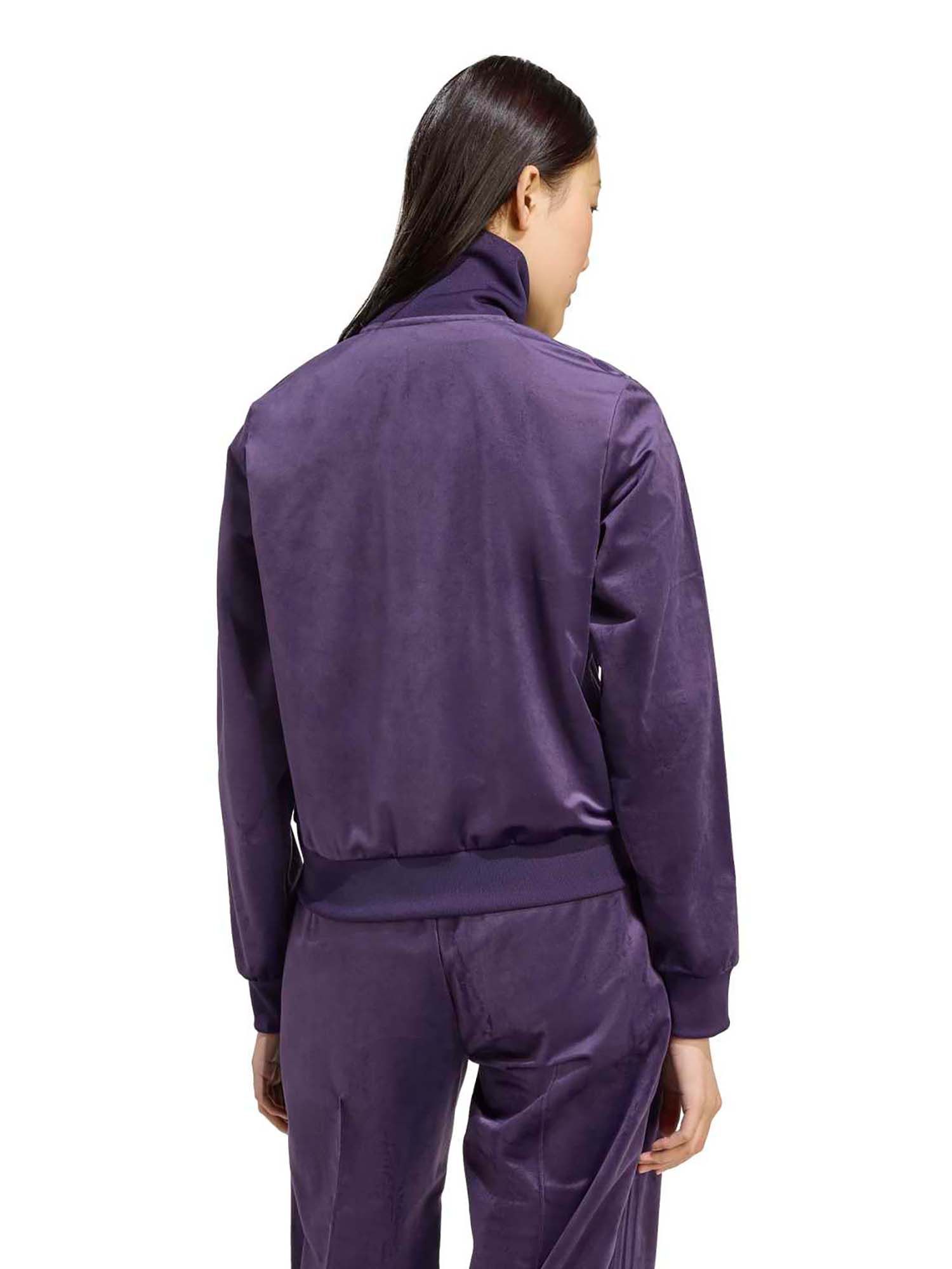 egg trading コットンジャケット ダークパープル くるみボタン Buy adidas Originals VELVET TT Women Purple Jacket Online