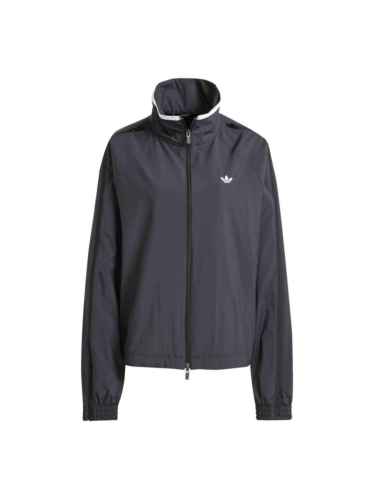 adidas ブラック ジップアップジャケット Adidas ジップアップ デニムジャケット | ブラック | FARFETCH JP
