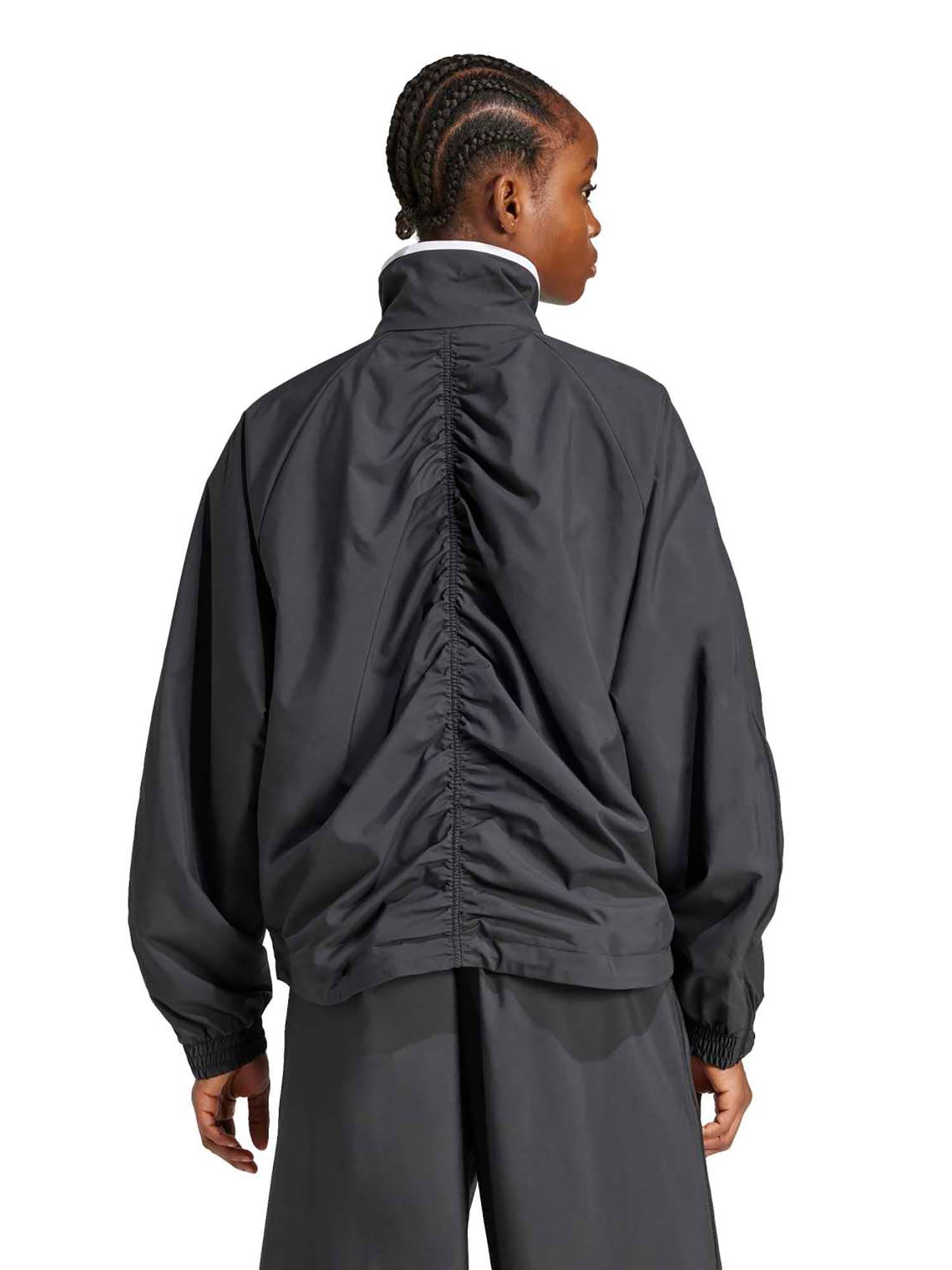Buy adidas Originals WOVEN TT ZIP Women Black Jacket Online