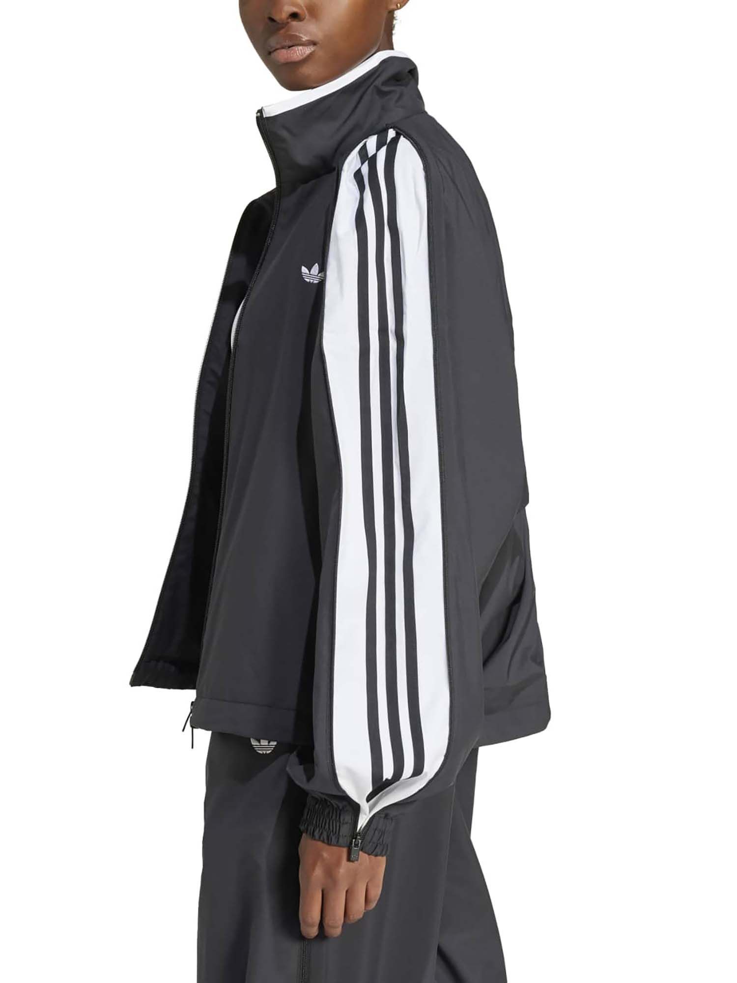 adidas ブラック ジップアップジャケット Adidas ジップアップ デニムジャケット | ブラック | FARFETCH JP