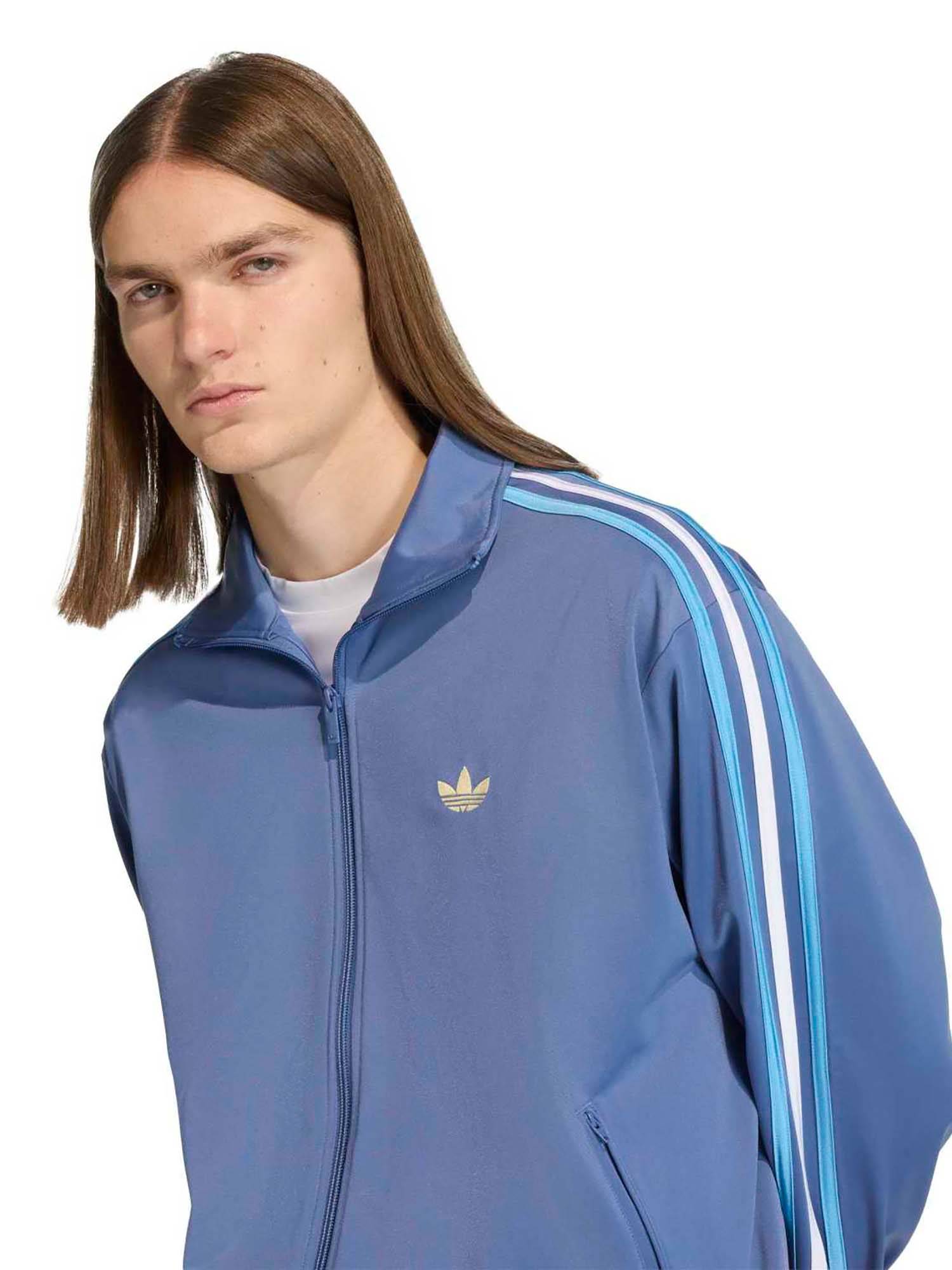 Buy adidas Originals FIREBIRD TT Men Blue Jacket Online