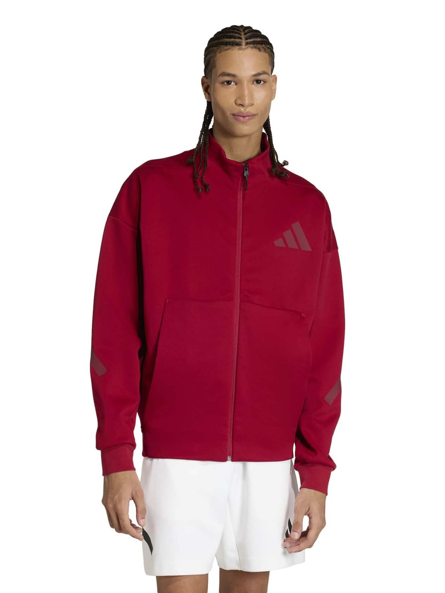 Buy adidas M Z.N.E. TT Men Burgundy Training Jacket Online