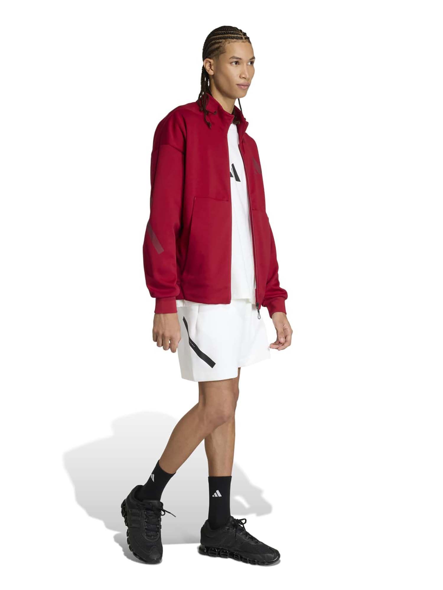 Buy adidas M Z.N.E. TT Men Burgundy Training Jacket Online