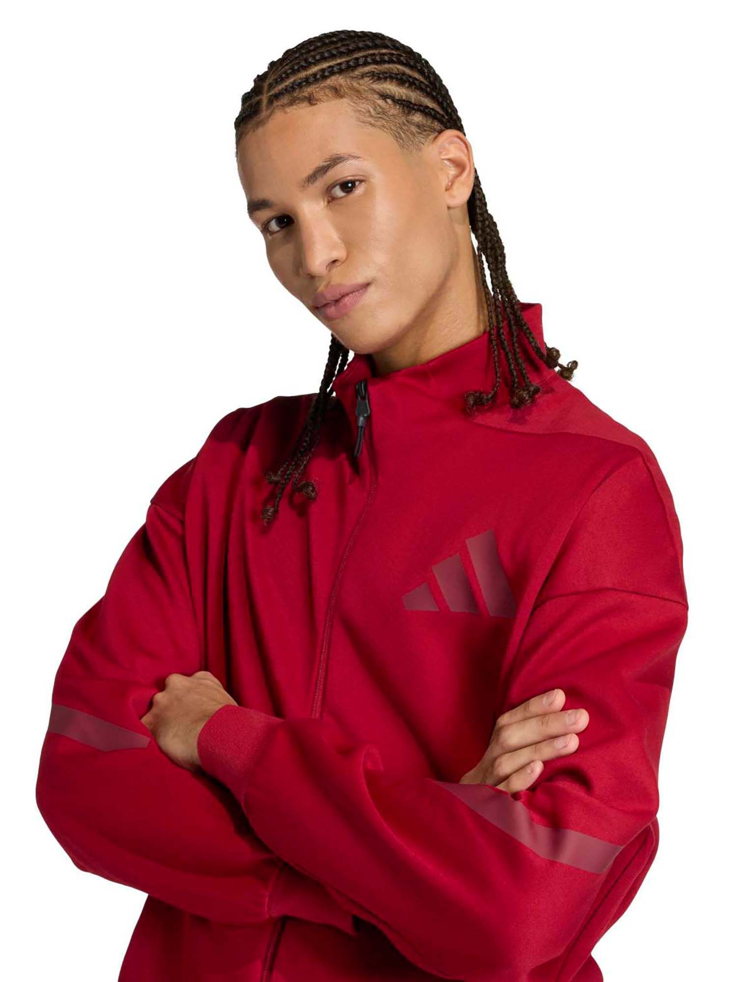 Buy adidas M Z.N.E. TT Men Burgundy Training Jacket Online