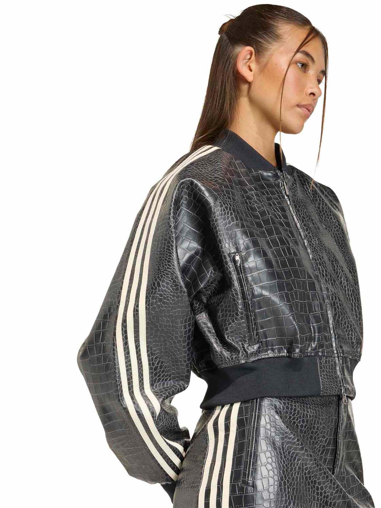 Buy adidas Originals SST PLTHR JKT Women Black Jacket Online