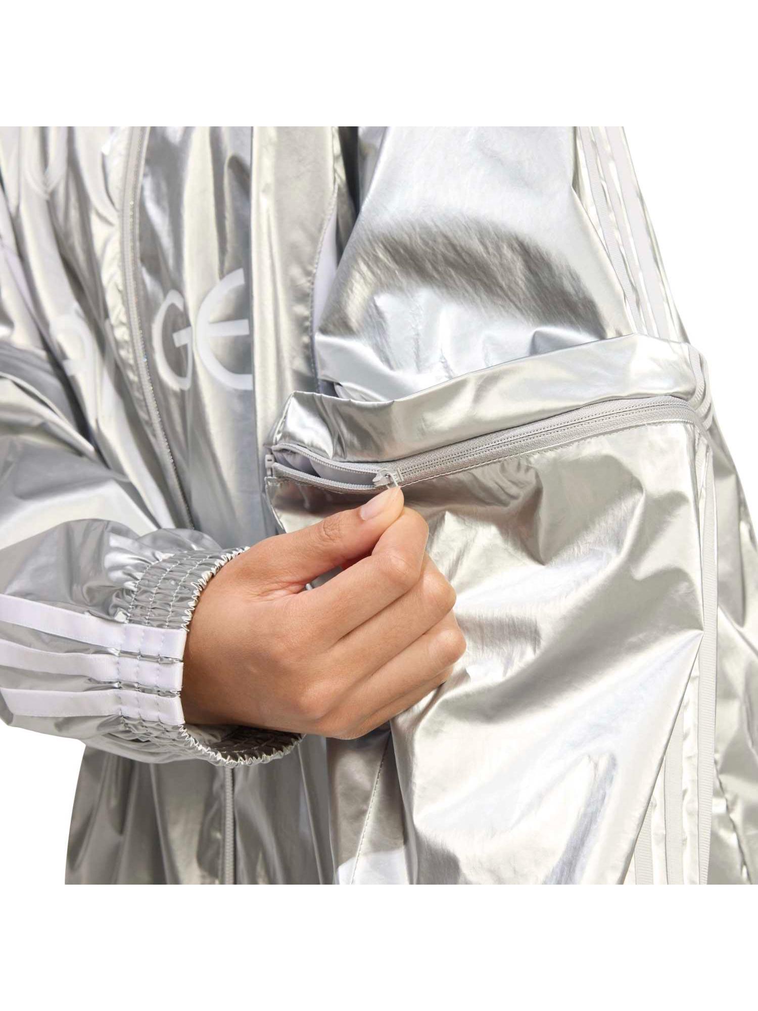 Buy adidas Originals OVZD TRACK TOP Women Silver Jacket Online