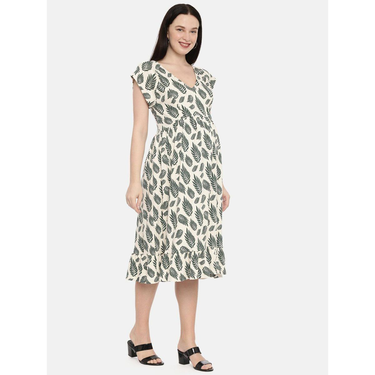 The Mom Store Leafy Greens Maternity And Nursing Dress Buy The Mom