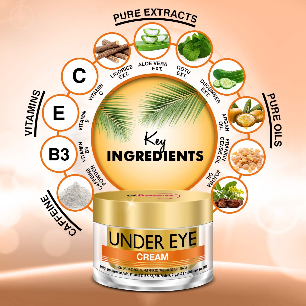 stbotanica pure radiance under eye cream