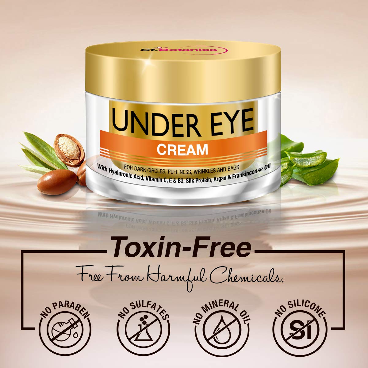 stbotanica pure radiance under eye cream