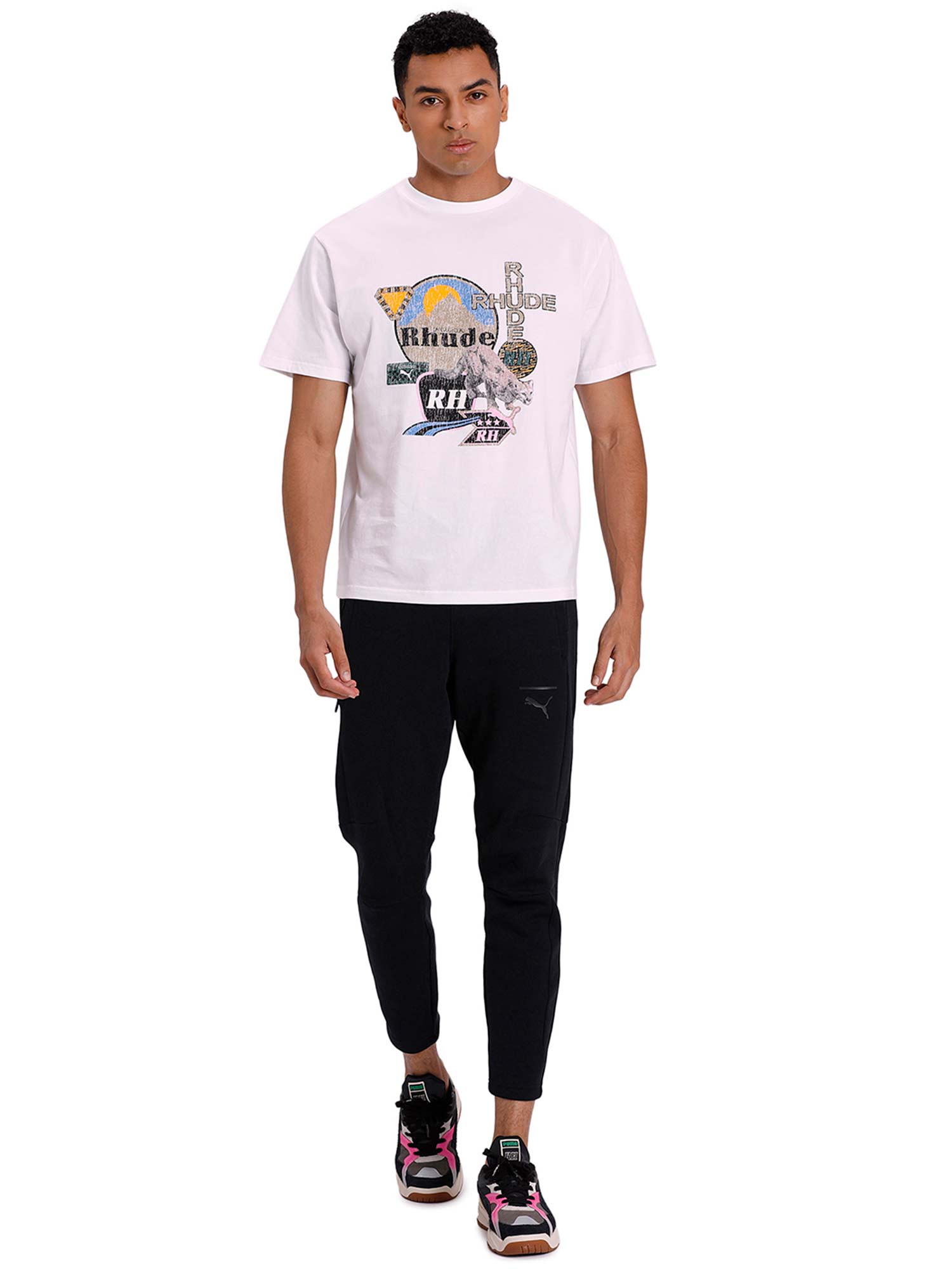 Buy Puma X Rhude Graphic T shirt White Online