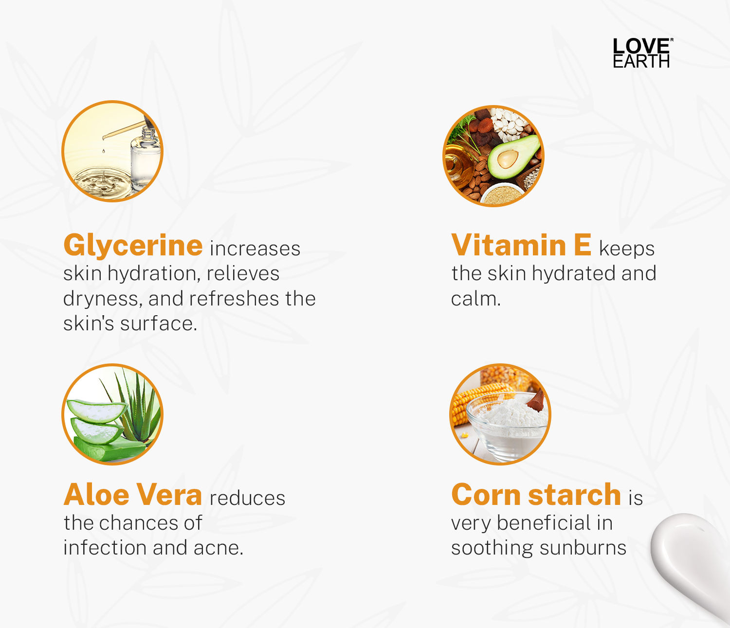 Love Earth Vitamin C Sunscreen SPF50 for UVA UVB Ray Protection with