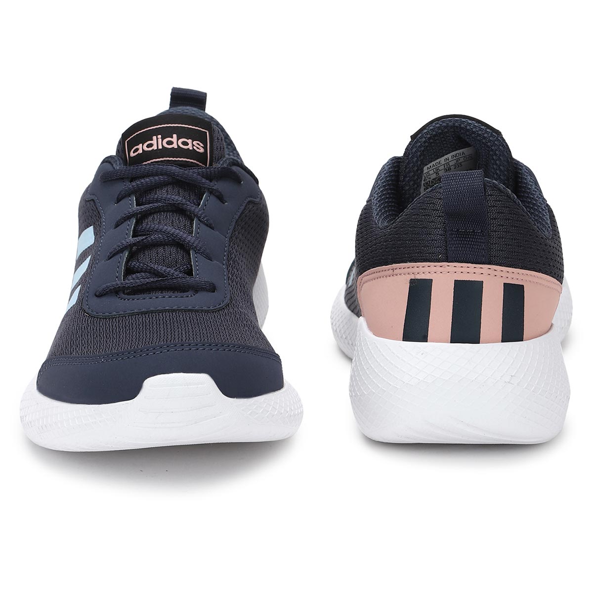 adidas navy blue running shoes
