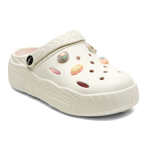 Buy Campus Gcw-7003 Women's White Clogs Online