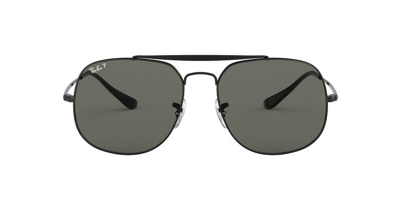 Buy Ray Ban 0RB3561 Green Polarized The General Square Sunglasses 57 mm Online