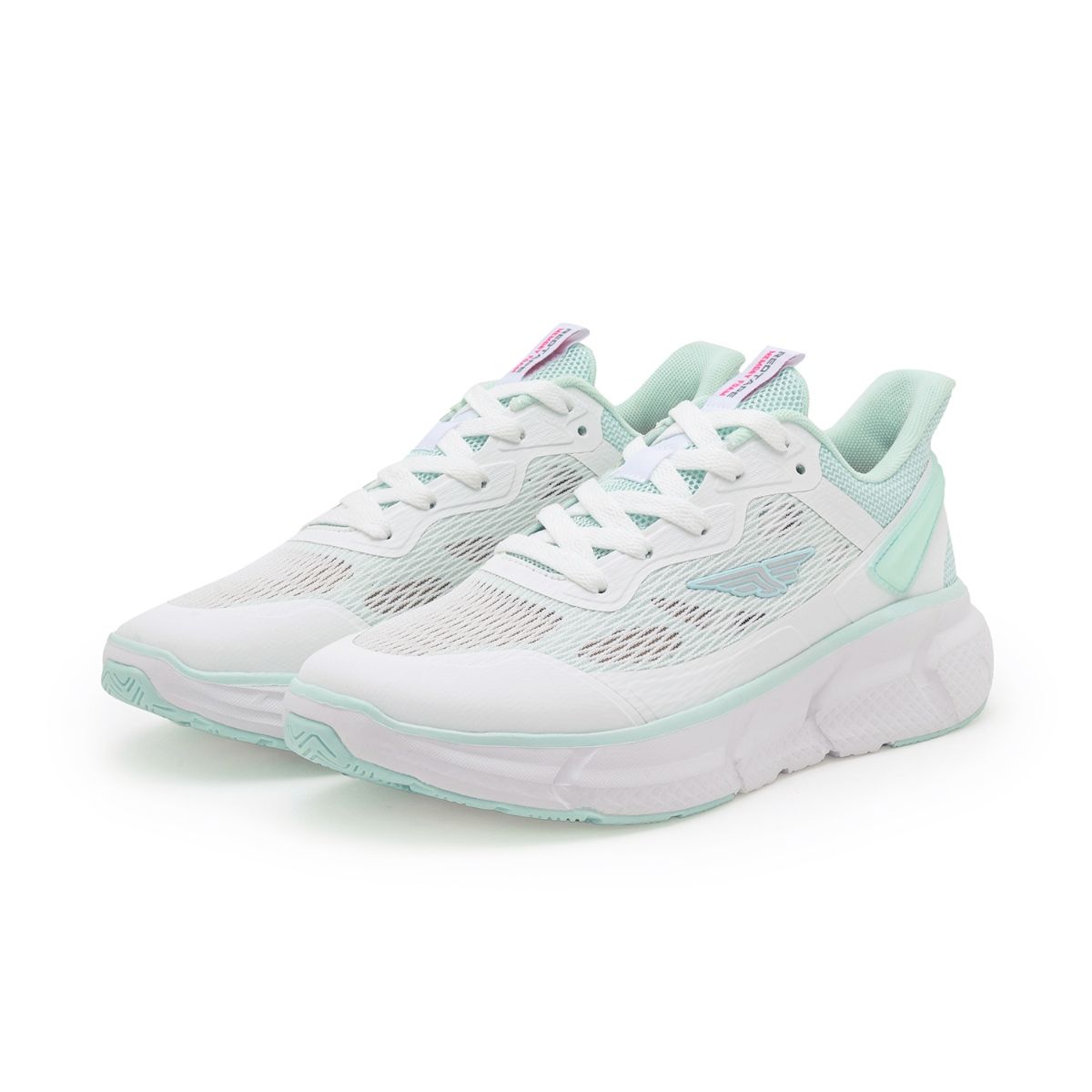 Buy RedTape Women's Solid White/Green Sneaker Online