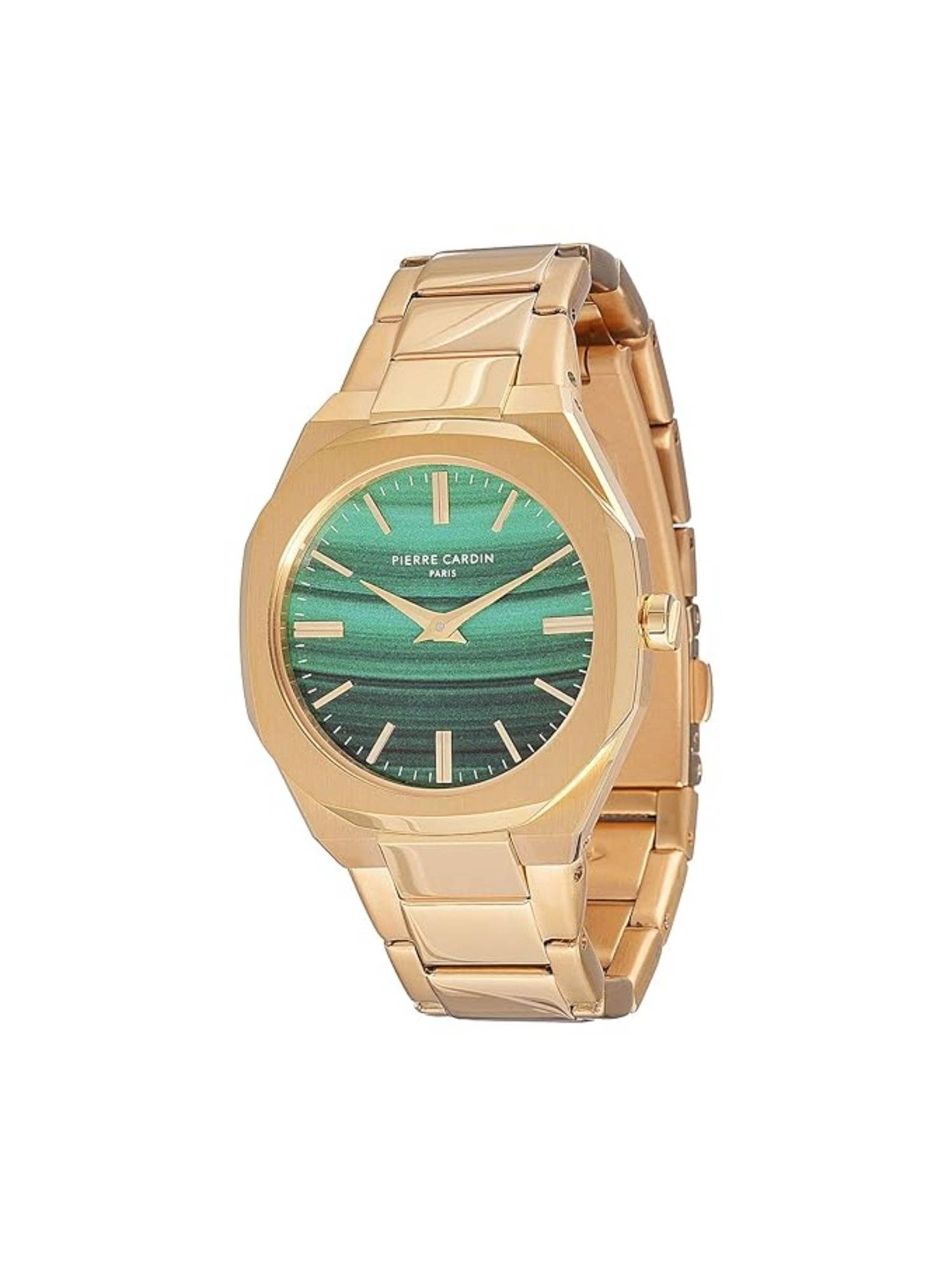 Pierre Cardin Elysee Celeste Gold Rain Forest Jade Watch for Women - Cf-1008-Mg-1