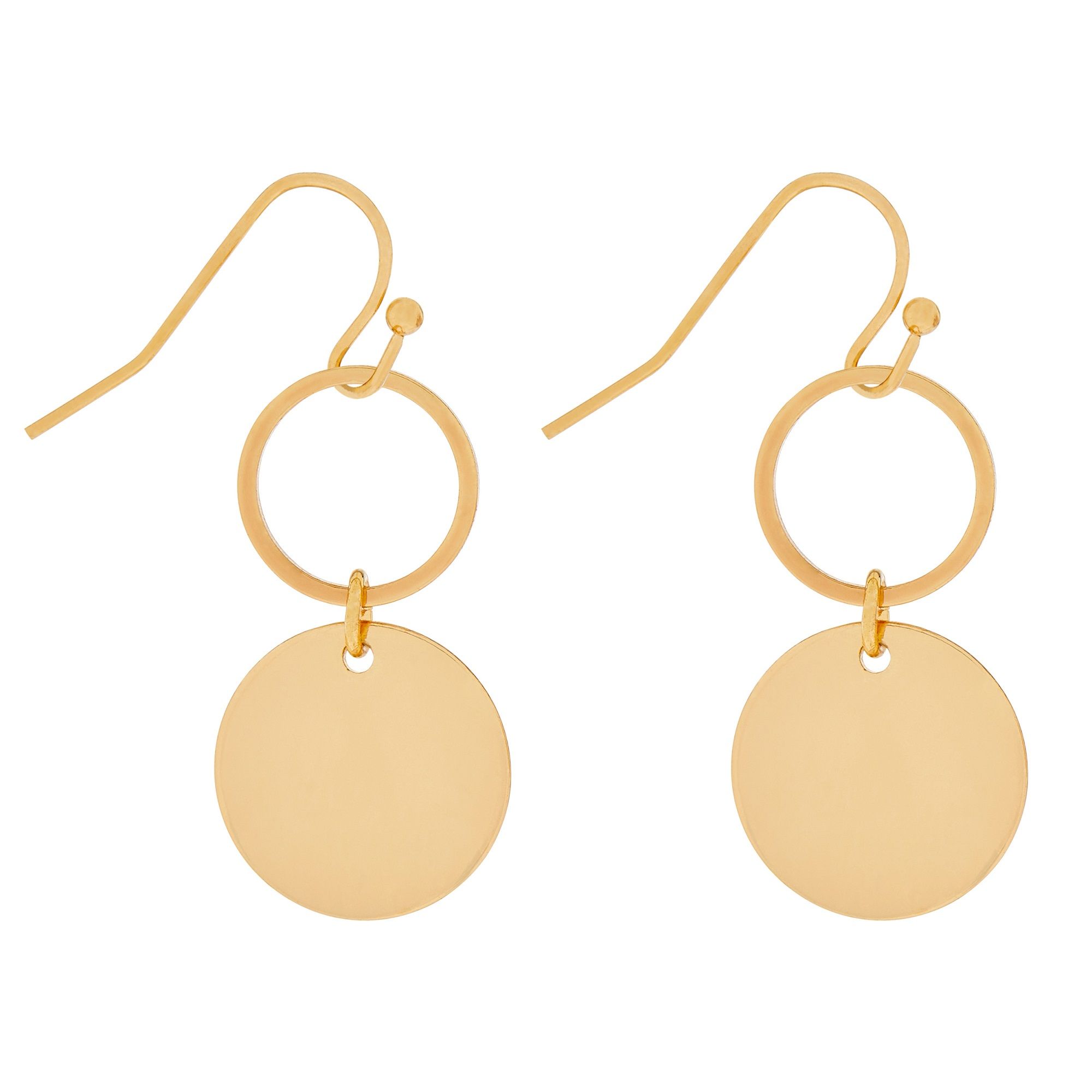 Accessorize London Circle Disc Drop Earrings Buy Accessorize London Circle Disc Drop Earrings