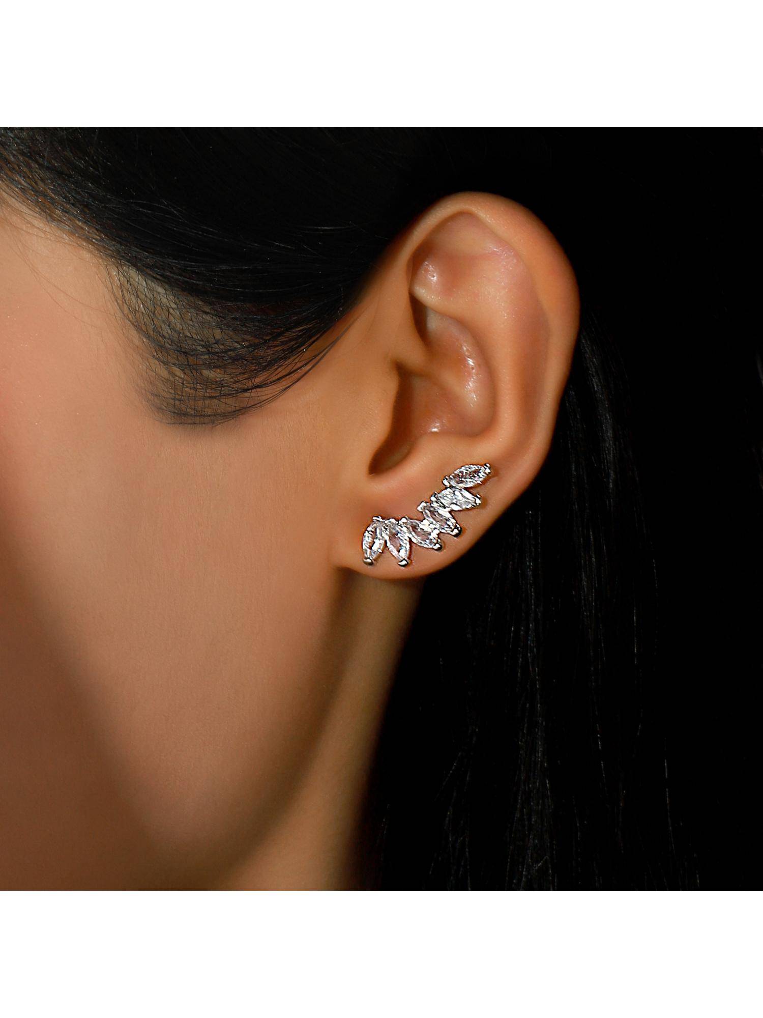 Salty Shimmer Swing Stud Earrings