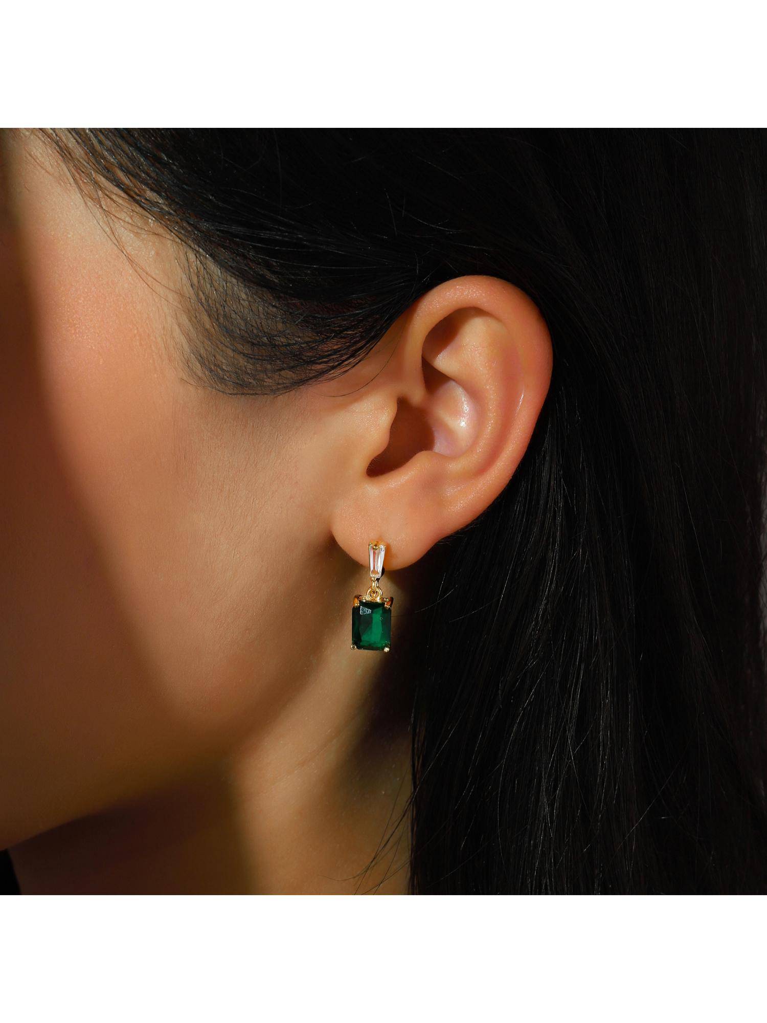 Salty Green Luma Prism Drop Earrings