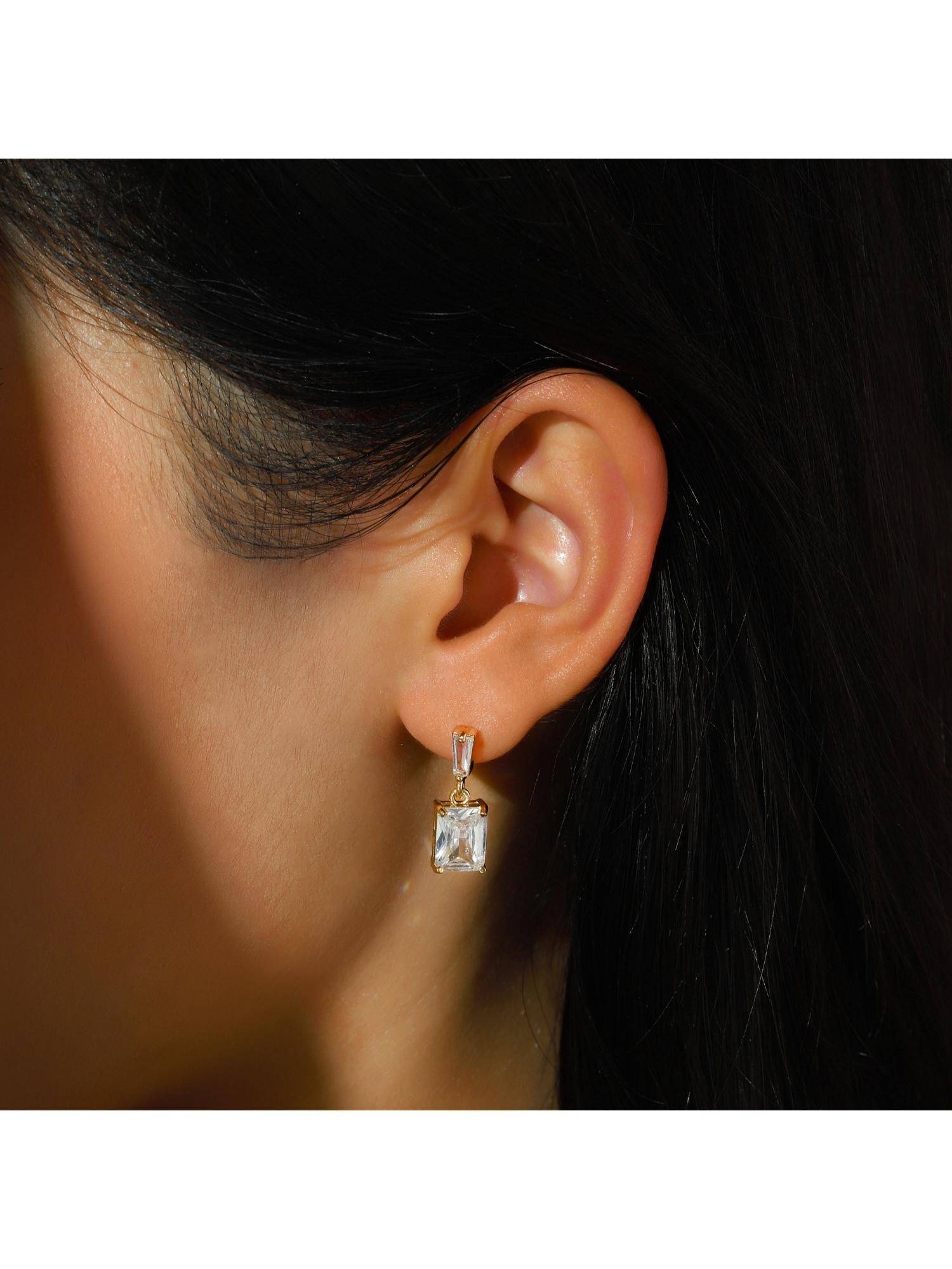 Salty White Luma Prism Drop Earrings