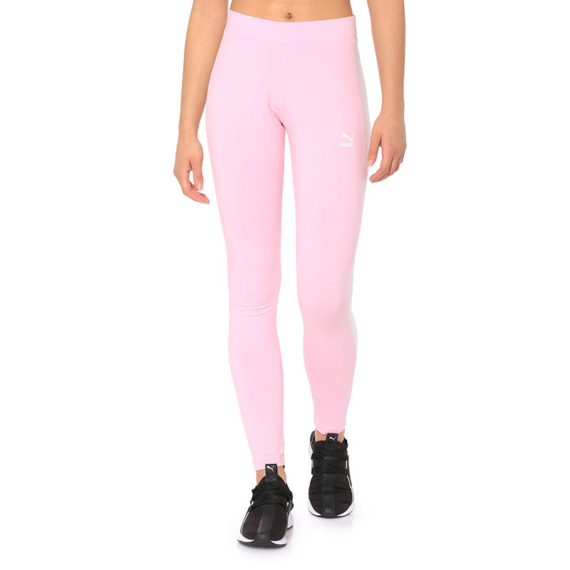 Buy Puma Classics Logo T7 Legging Pale Pink XXL Online