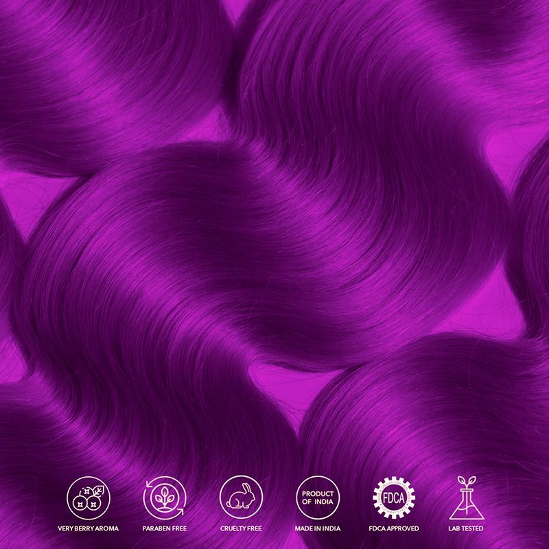Paradyes Ammonia Free SemiPermanent Hair Color Classic Colors Comrii Purple Buy Paradyes