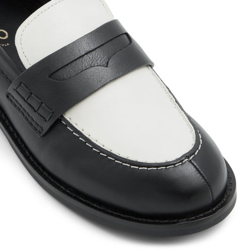 Buy Aldo Women White Black Loafers Online