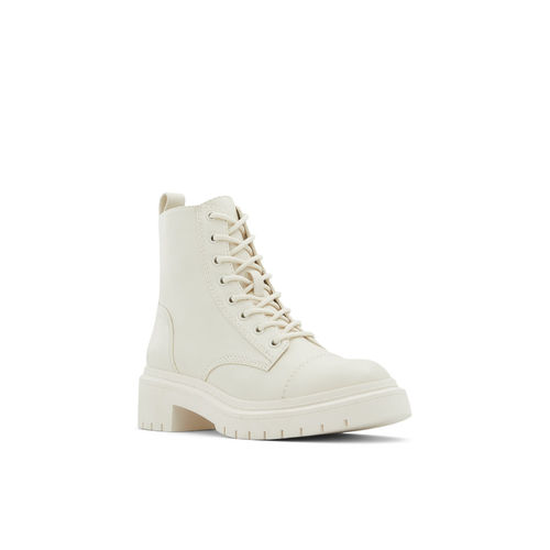 Buy Aldo Women Other White Casual Boots Online