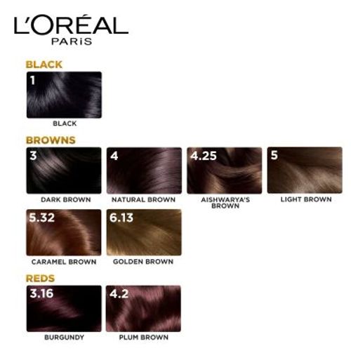 L'Oreal Paris Excellence Creme Triple Care Hair Color  Caramel Brown:  Buy L'Oreal Paris Excellence Creme Triple Care Hair Color  Caramel  Brown Online at Best Price in India | Nykaa