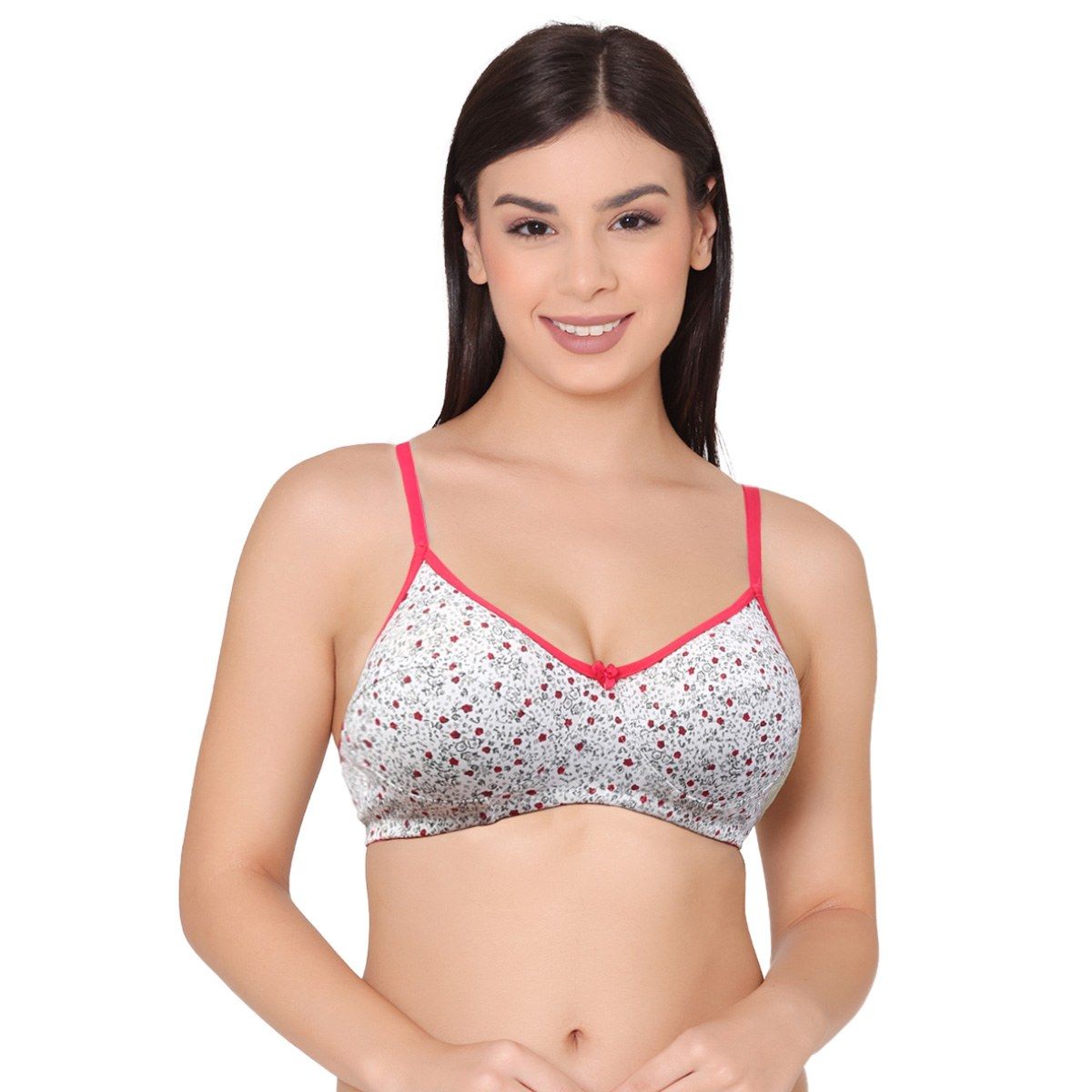 Buy Groversons Paris Beauty Women'S Printed Everyday T-Shirt Bra With Seam  Online