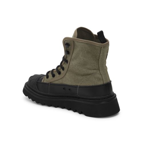 Buy Truffle Collection Khaki Solid Casual Boots Online