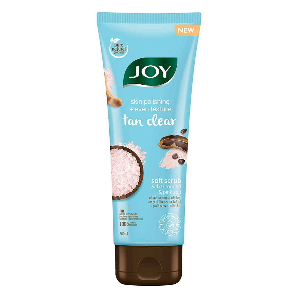 Joy Tamarind & Pink Salt Skin Polishing & Even Texture Tan Clear Scrub
