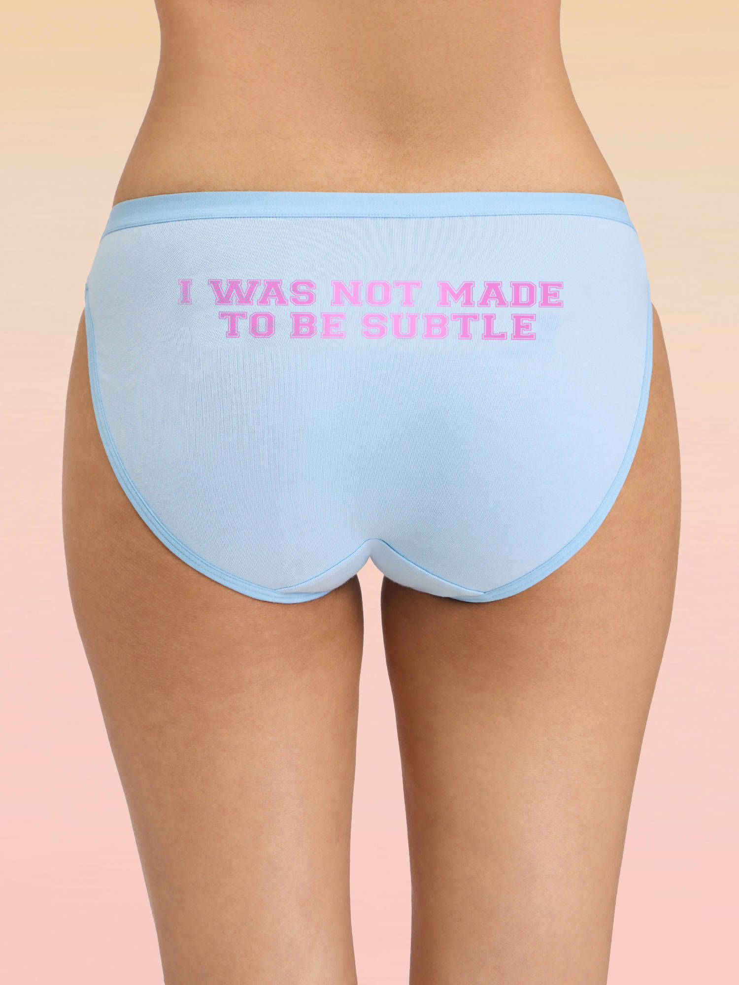 C.O.A.T Bikini Panty Pack of 1-Hot Stuff Light Blue LMP1002 (XL)