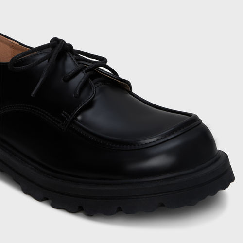  Black Loafer with Square Toe