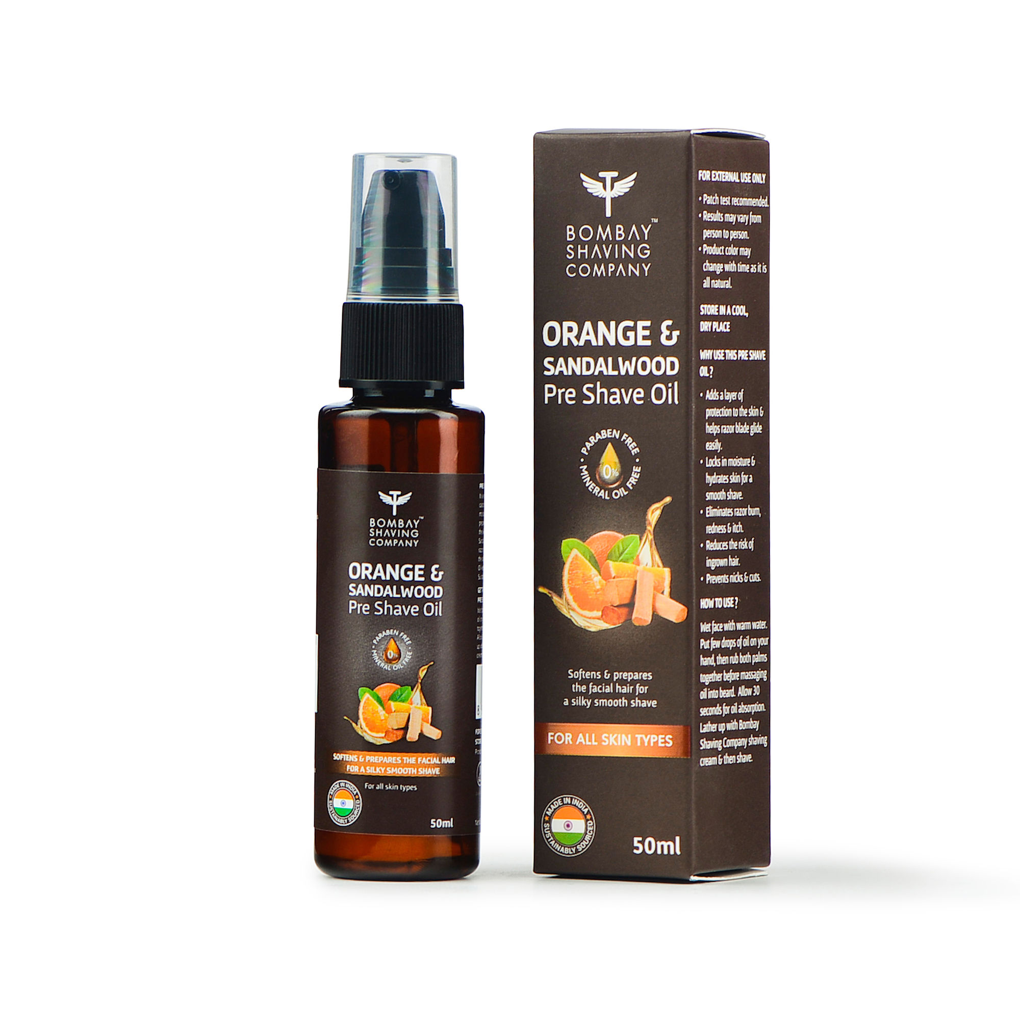 Bombay Shaving Company Orange & Sandalwood Pre Shave Oil