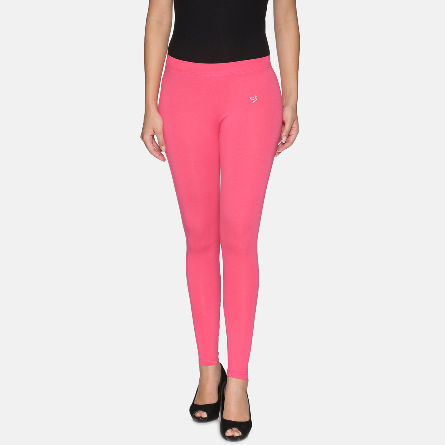Buy Twin Birds Women Solid Colour Ankle Length Legging with Signature Wide  Waistband - Lava Red Online - Lulu Hypermarket India