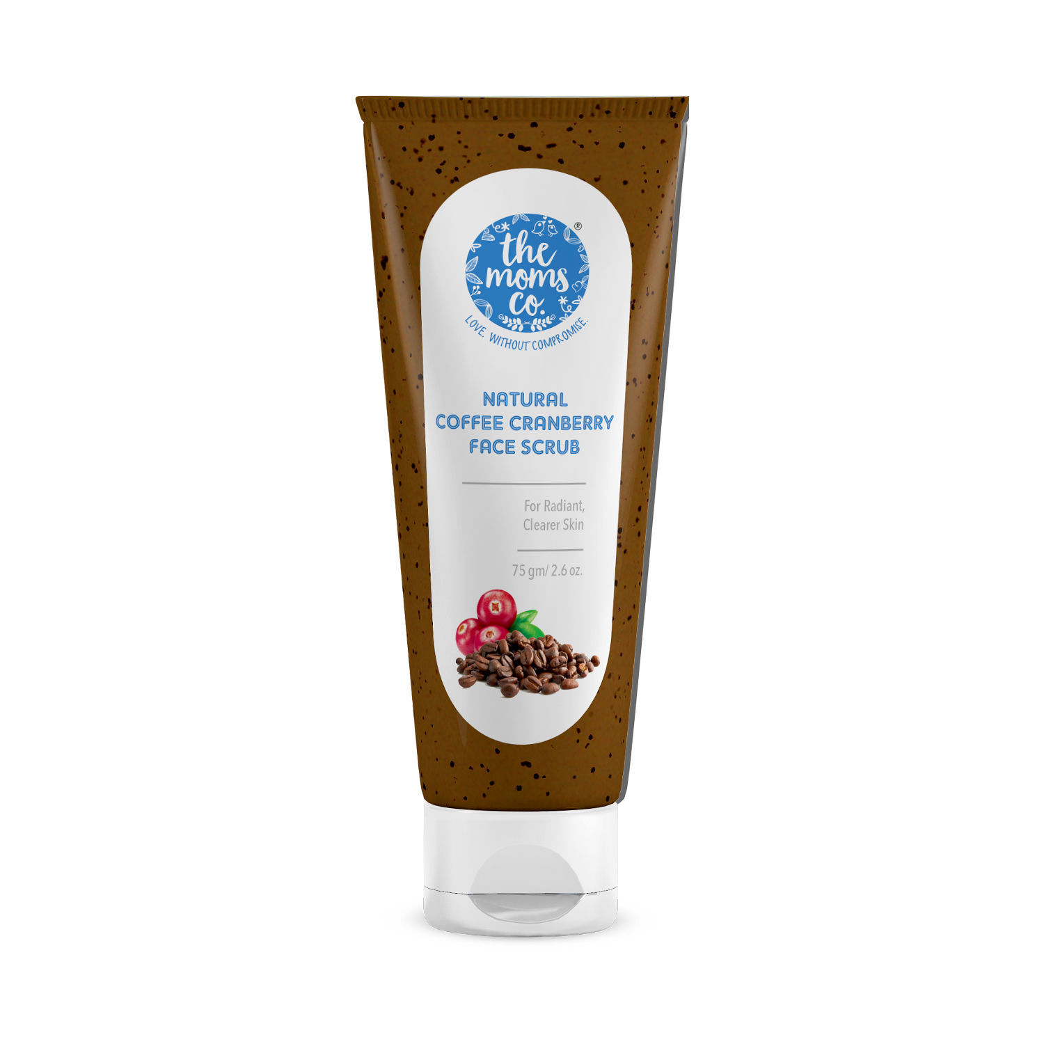The Moms Co. Natural Cranberry Coffee Face Scrub