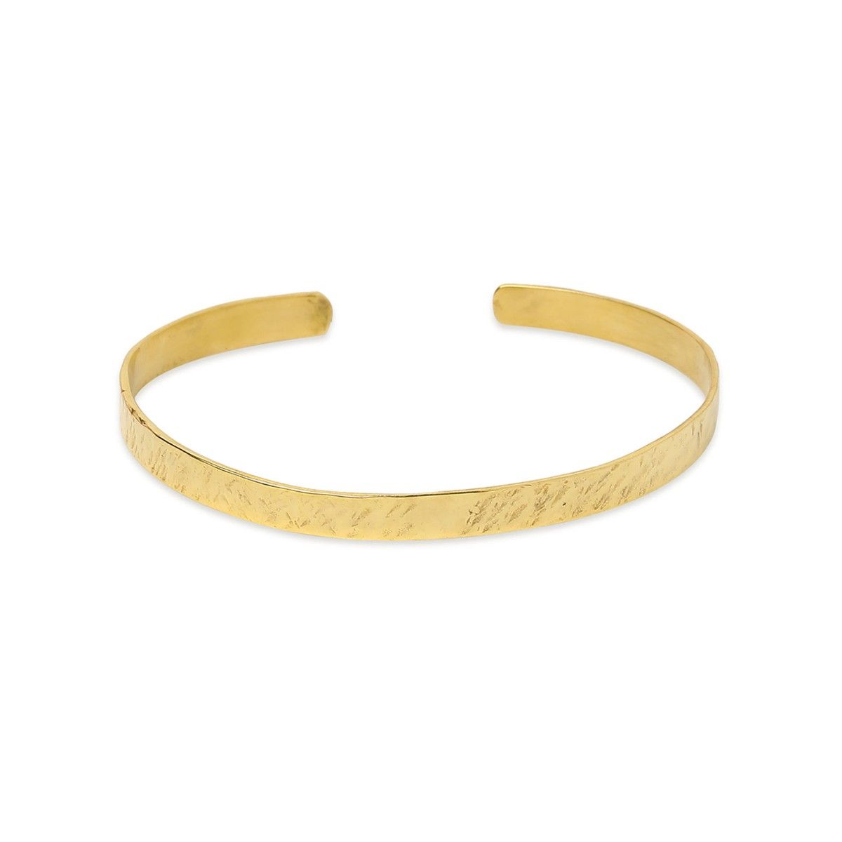 Buy Queen Be 22K Gold Plated Dazing Hammered Gold Bracelet Online