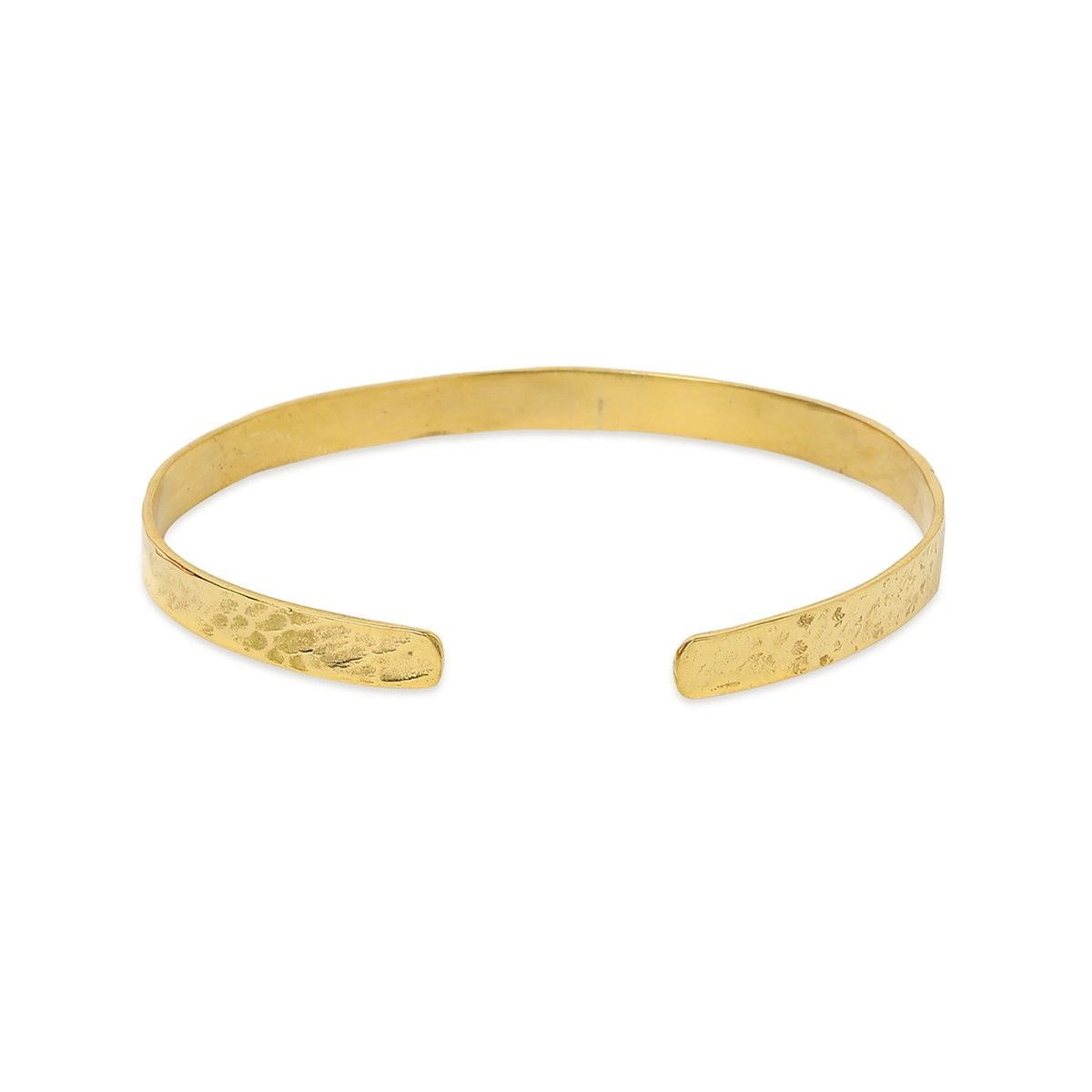 Buy Queen Be 22K Gold Plated Dazing Hammered Gold Bracelet Online