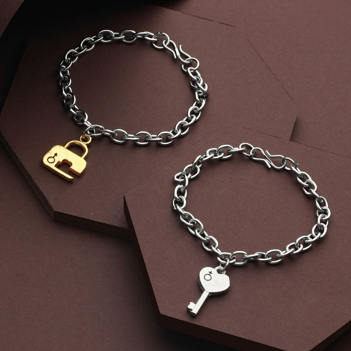 Lock and key hot sale bracelet online